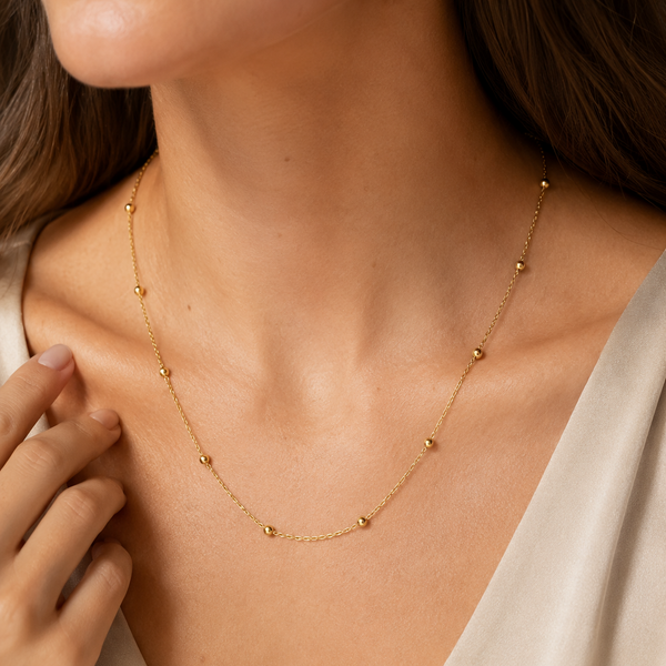 Lula Beaded chain (18K)