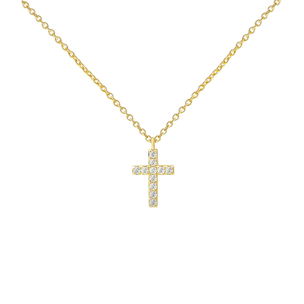Lula Cross necklace (18K)