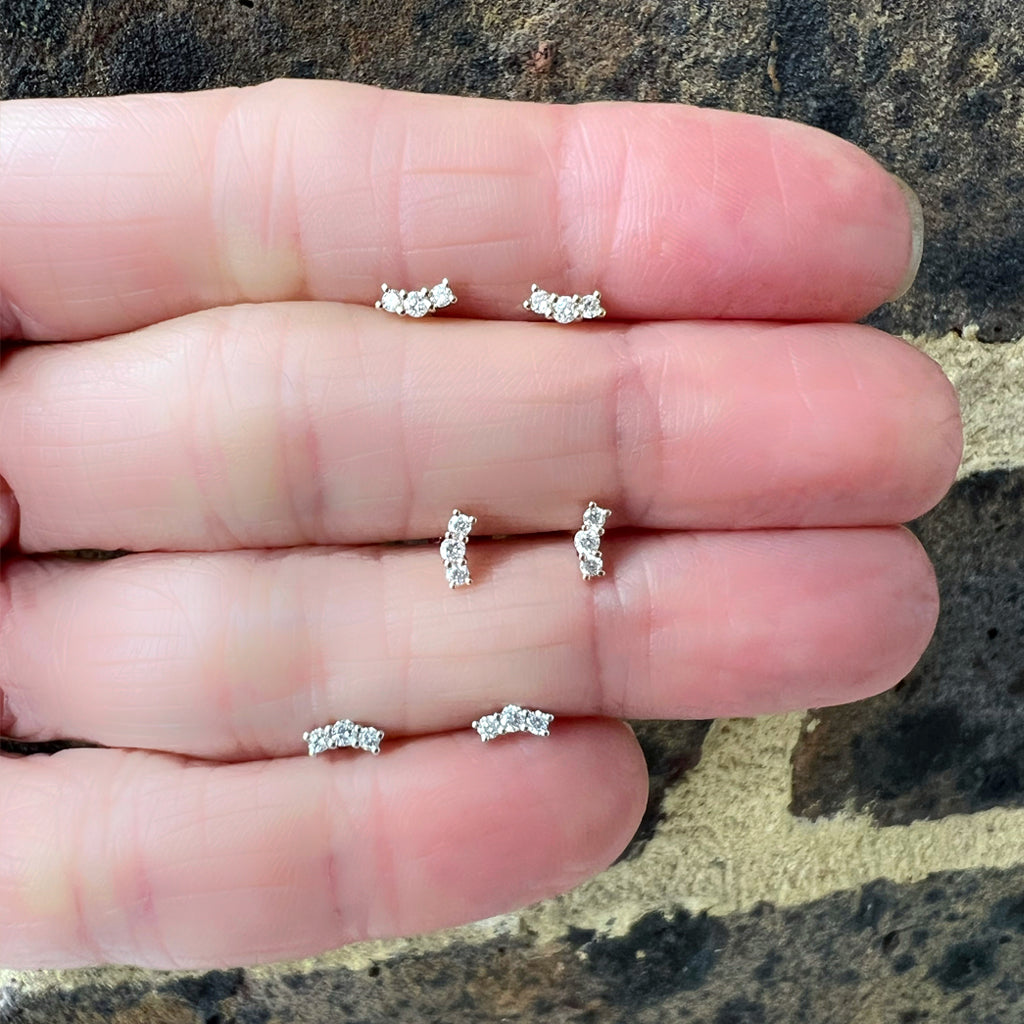 Trio Diamond studs