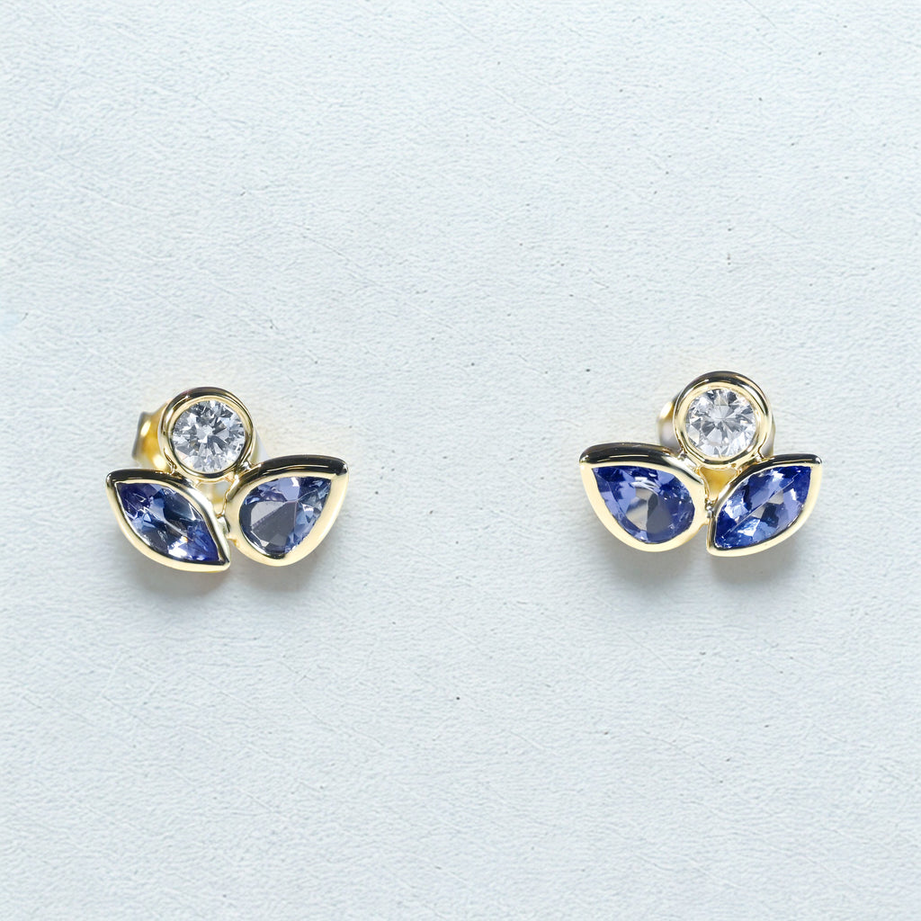 Wisteria earrings (14K/9K)