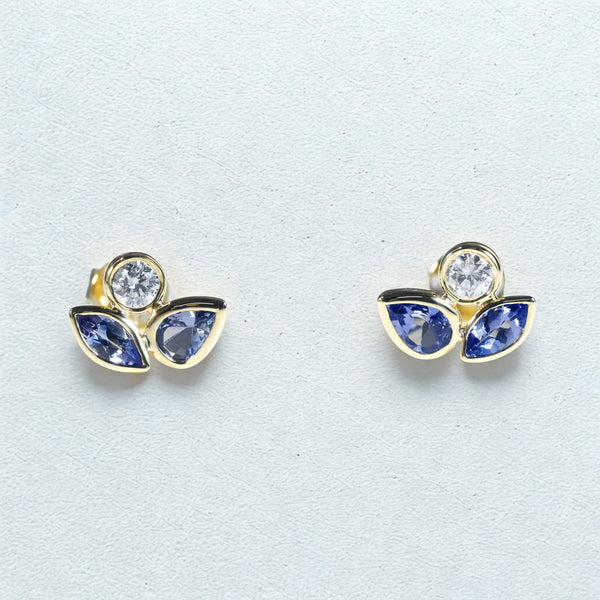 Wisteria earrings (14K/9K)